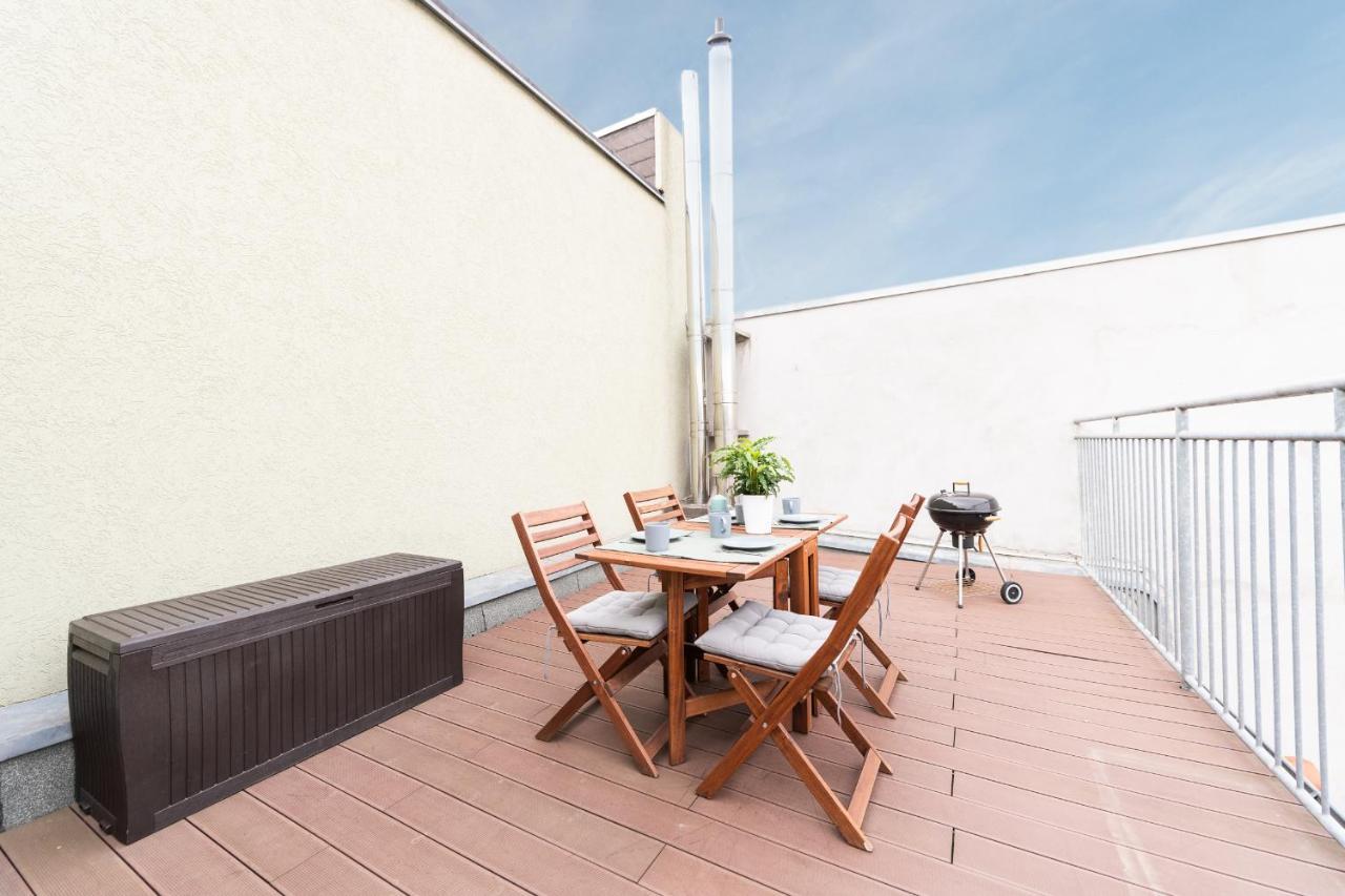 Ko-Living - Haendel Suite - Altstadt Mit Kueche, Smart Tv & Dachterrasse Halle  ภายนอก รูปภาพ